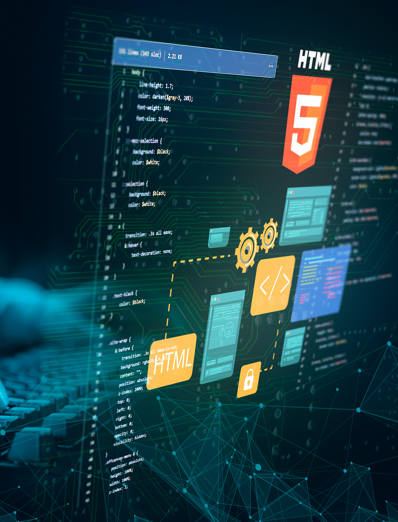 HTML, SSL, and CSS technologies used in web development by Donoben Digital Marketing